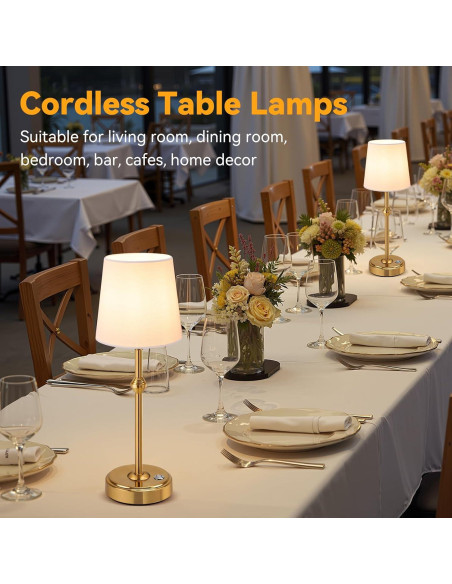 Lámpara de Mesa LED Inalámbrica KOZEOTA BTL001 4000mAh Bronce