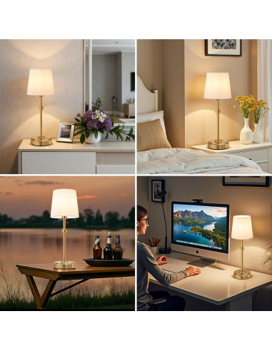 Lámpara de Mesa LED Inalámbrica KOZEOTA BTL001 4000mAh Bronce