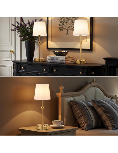 Lámpara de Mesa LED Inalámbrica KOZEOTA BTL001 4000mAh Bronce