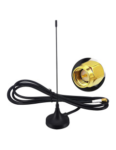 Antena 433 MHz Kaunosta 5dBi Omnidireccional 2M SMA