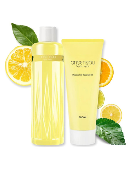 Champú y Acondicionador Anti Frizz Kabasu - 480ml - Natural