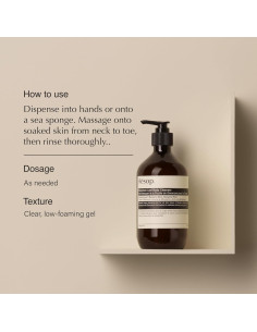 Set de Limpiador y Balsamo Corporal Aesop Geranio 478ml + 466ml 2