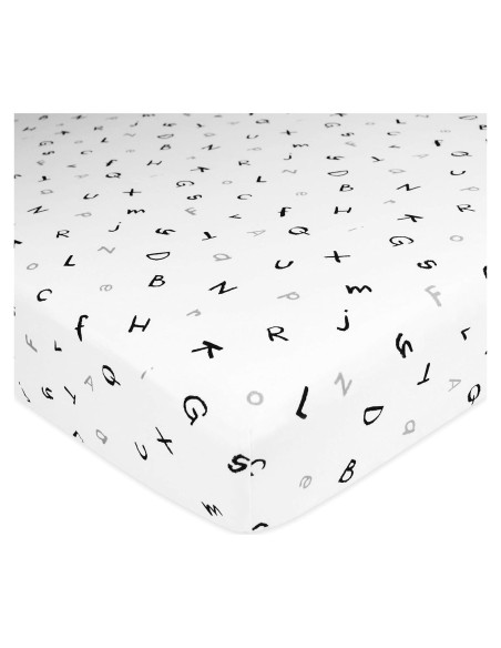 Sábana Ajustable TL Care 100% Algodón para Cuna 71x132 cm