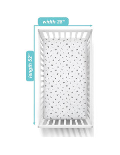 Sábana Ajustable TL Care 100% Algodón para Cuna 71x132 cm 2