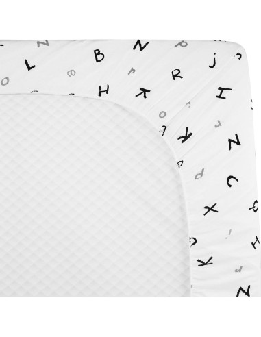 Sábana Ajustable TL Care 100% Algodón para Cuna 71x132 cm