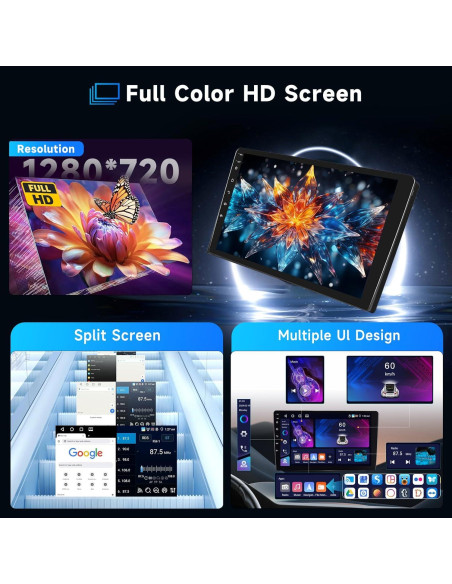 Estéreo Android 9" Hodozzy para Toyota RAV4 2001-2006 4G+64G