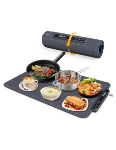 Manta Calentadora FOHERE 250W Silicona Grado Alimenticio Azul