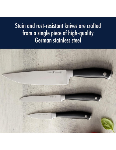 Juego de Cuchillos de Cocina HENCKELS Elite Forjado 3 Piezas
