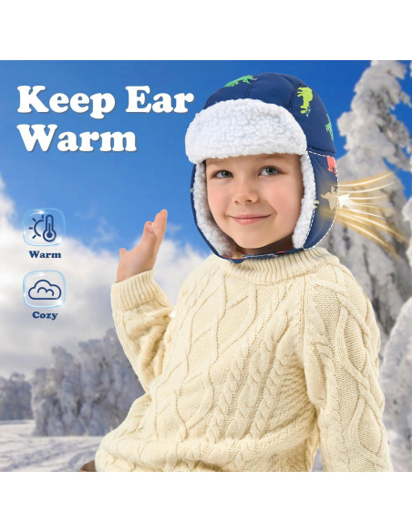 Sombrero Trapper BAVST para Niños 6-72 Meses Impermeable