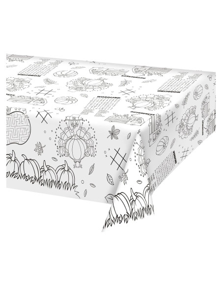 Mantel de Papel Desechable Gatherfun 224x137 cm Otoño