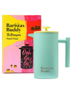 Cafetera Prensa Francesa BaristasBuddy Parisina 1L Azul
