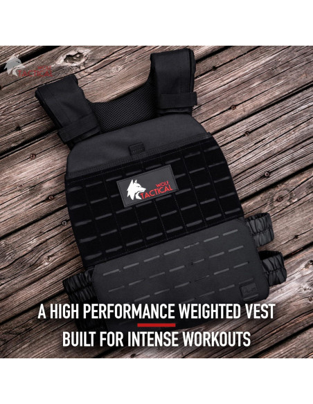 Chaleco con Peso WOLF TACTICAL 3.97 kg para Entrenamiento
