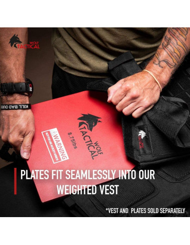 Chaleco con Peso WOLF TACTICAL 3.97 kg para Entrenamiento