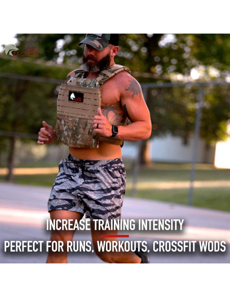 Chaleco con Peso WOLF TACTICAL 3.97 kg para Entrenamiento
