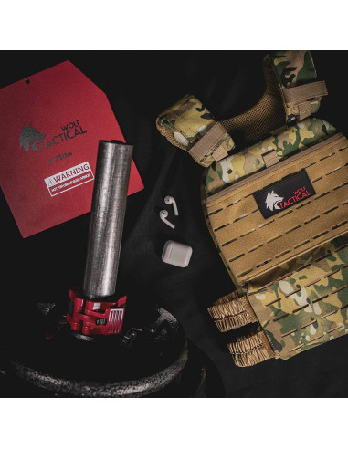 Chaleco con Peso WOLF TACTICAL 3.97 kg para Entrenamiento