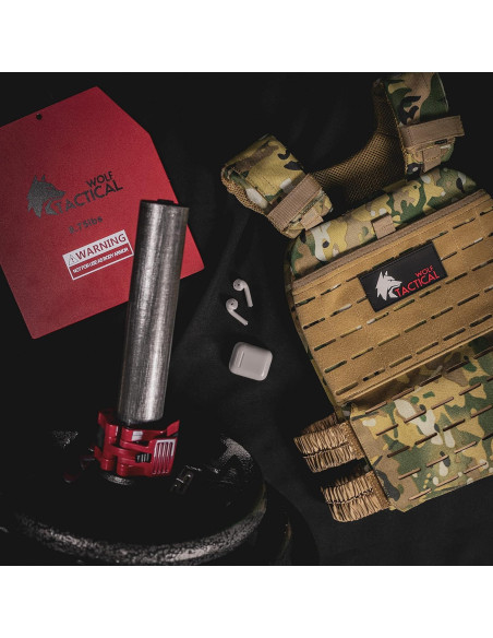 Chaleco con Peso WOLF TACTICAL 3.97 kg para Entrenamiento