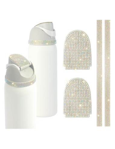 Encantos Decorativos XZESH para Botellas Owala 16-40oz Brillantes