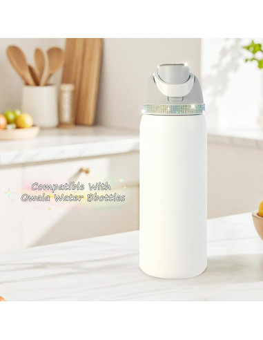 Encantos Decorativos XZESH para Botellas Owala 16-40oz Brillantes