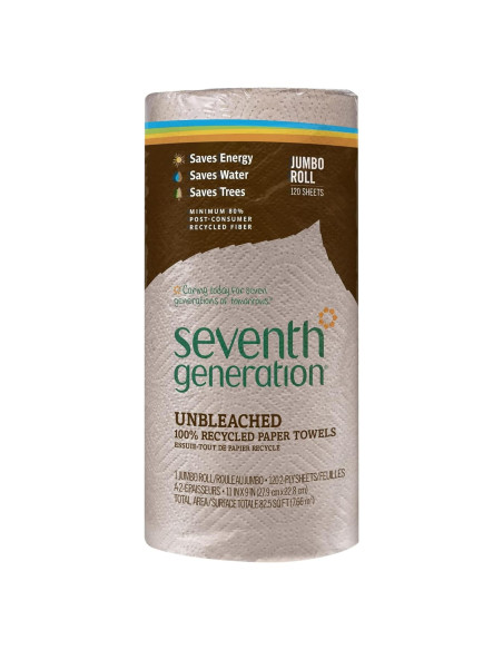Toallas de papel recicladas Seventh Generation, 120 unidades