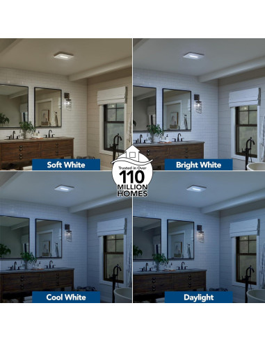 Ventilador de Baño Broan-NuTone AER80CCTK 80 CFM LED Blanco