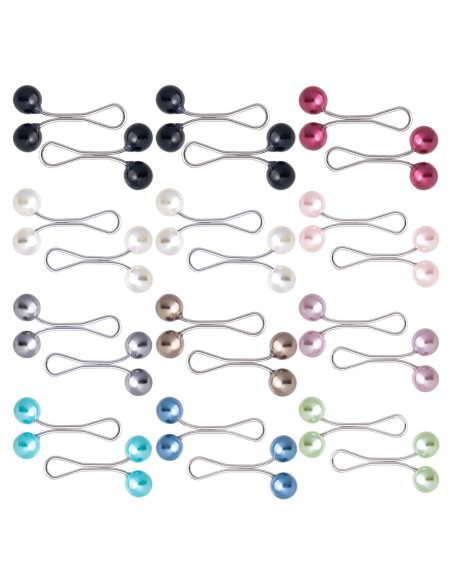 Pines de Hijab para Mujeres - 24 Clips de Bufanda en Forma de U