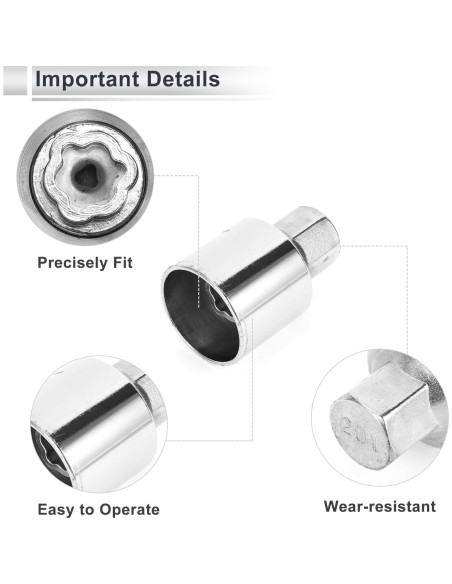 Tuerca de Bloqueo de Rueda RATCHROLL para Land Rover 201-28ID