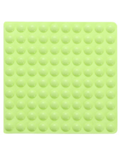 100 Topes de Puerta Adhesivos uxcell 8mm Diámetro Silicona Verde