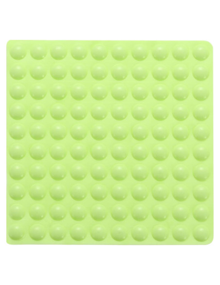 100 Topes de Puerta Adhesivos uxcell 8mm Diámetro Silicona Verde