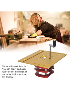 Base de Elevación Manual para Router Zooke 240x200mm 51mm 2