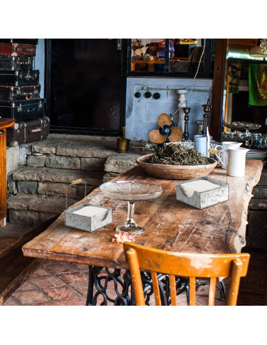 Soporte para Servilletas Patelai 2 Piezas Acero Galvanizado Rústico