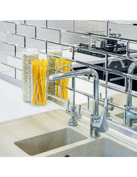 Azulejos de Espejo Biselados Tilebay 3x10 cm - 10 Piezas