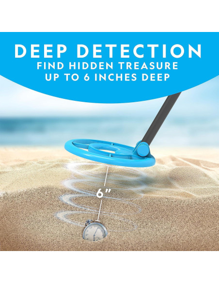 Detector de Metales National Geographic para Niños - 7.4" Impermeable