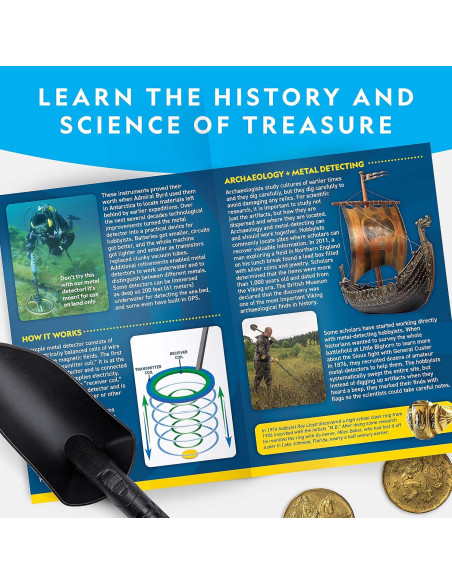 Detector de Metales National Geographic para Niños - 7.4" Impermeable