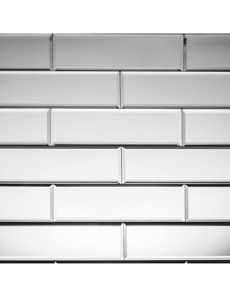 Azulejos de Espejo Biselados Tilebay 3x10 cm - 10 Piezas