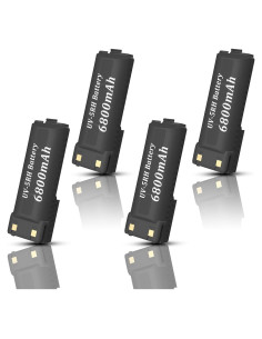 Baterías BAOFENG UV-5RM 6800mAh Paquete de 4 Carga USB-C