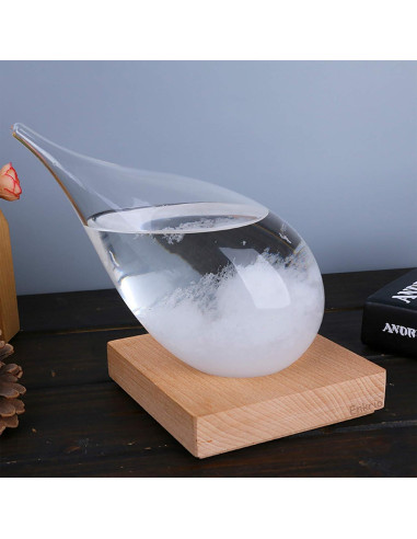Cristal de Tormenta Enkrio Mediano - Estación Meteorológica Decorativa