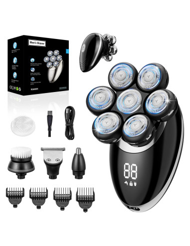 Afeitadora Eléctrica 7D Premium ST-6900s para Hombres Calvos