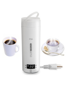 Hervidor Eléctrico Portátil ITSA 500ml Acero Inoxidable 4 Temperaturas