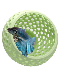Escondite Bulbo Betta 2.0 CTWPets Verde 7.1 cm para Acuario
