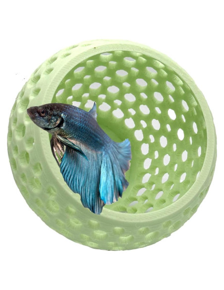 Escondite Bulbo Betta 2.0 CTWPets Verde 7.1 cm para Acuario