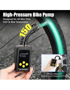 Mini Bomba de Neumáticos NexSphere 150 PSI Portátil 2