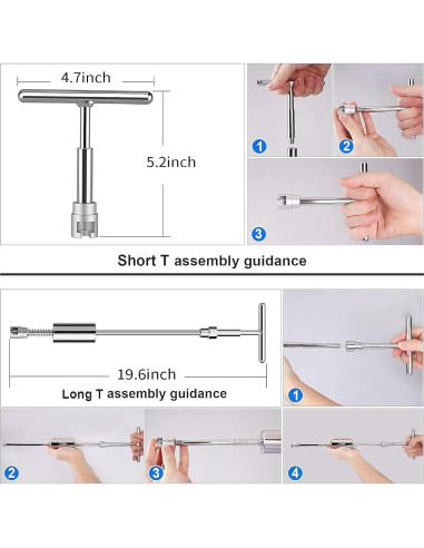Kit de Extracción de Abolladuras DBG05 - Extractor T-Bar y Accesorios