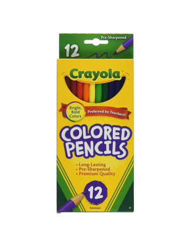 Lápices de colores Crayola 68-4012, 36 unidades, surtido