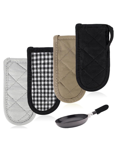 Cubiertas de Mango de Sartén de Hierro Fundido Yuomeaz 4Pcs
