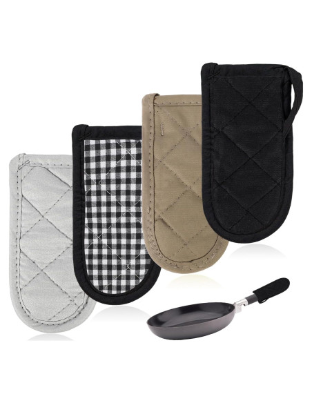 Cubiertas de Mango de Sartén de Hierro Fundido Yuomeaz 4Pcs