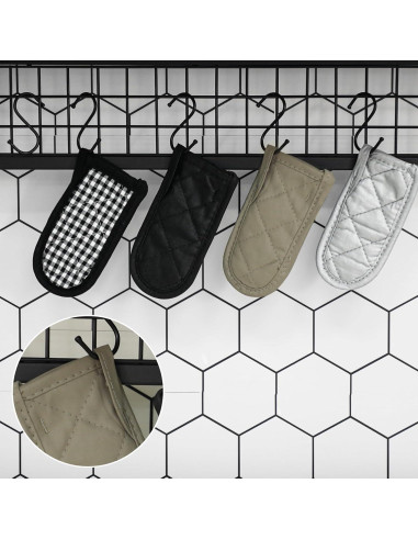 Cubiertas de Mango de Sartén de Hierro Fundido Yuomeaz 4Pcs