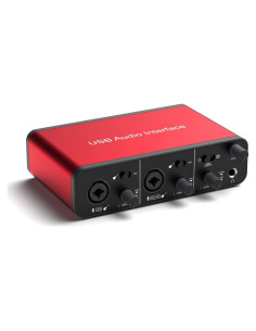 Interfaz de Audio USB-C LVY AR004 24Bit/192kHz 48V Phantom