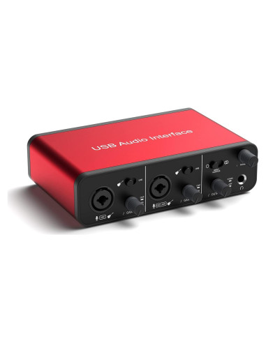 Interfaz de Audio USB-C LVY AR004 24Bit/192kHz 48V Phantom