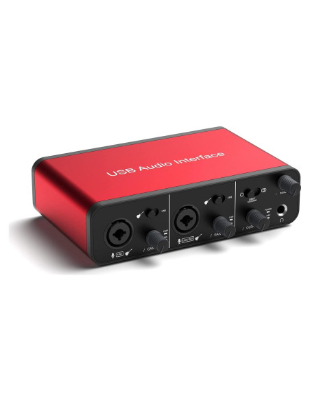 Interfaz de Audio USB-C LVY AR004 24Bit/192kHz 48V Phantom