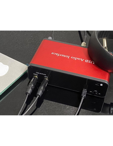 Interfaz de Audio USB-C LVY AR004 24Bit/192kHz 48V Phantom